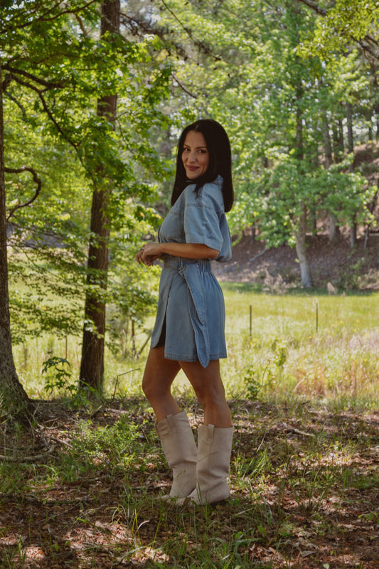 Blue Jean Baby Dress