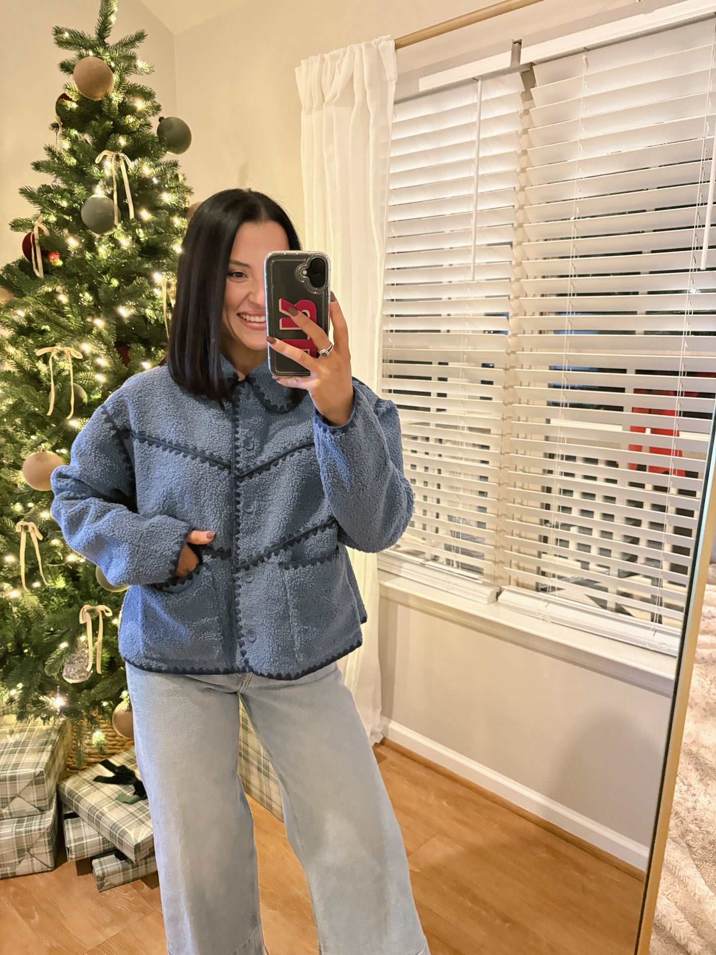 Daisy Sherpa Fleece Jacket