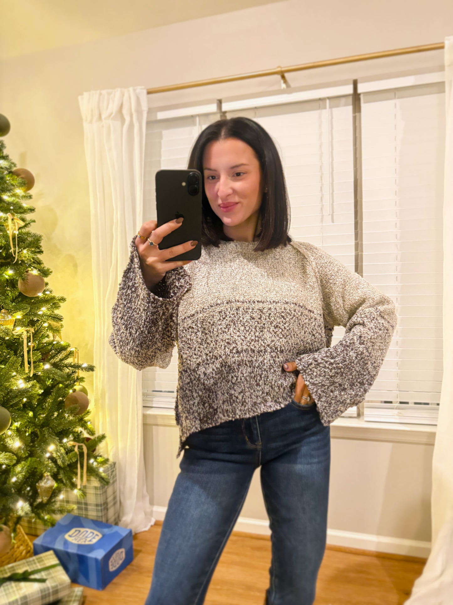 Gradient Sweater - Cream