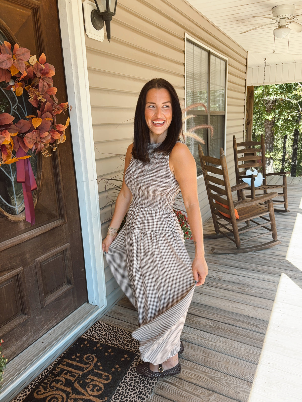 The Hattie Gingham Dress