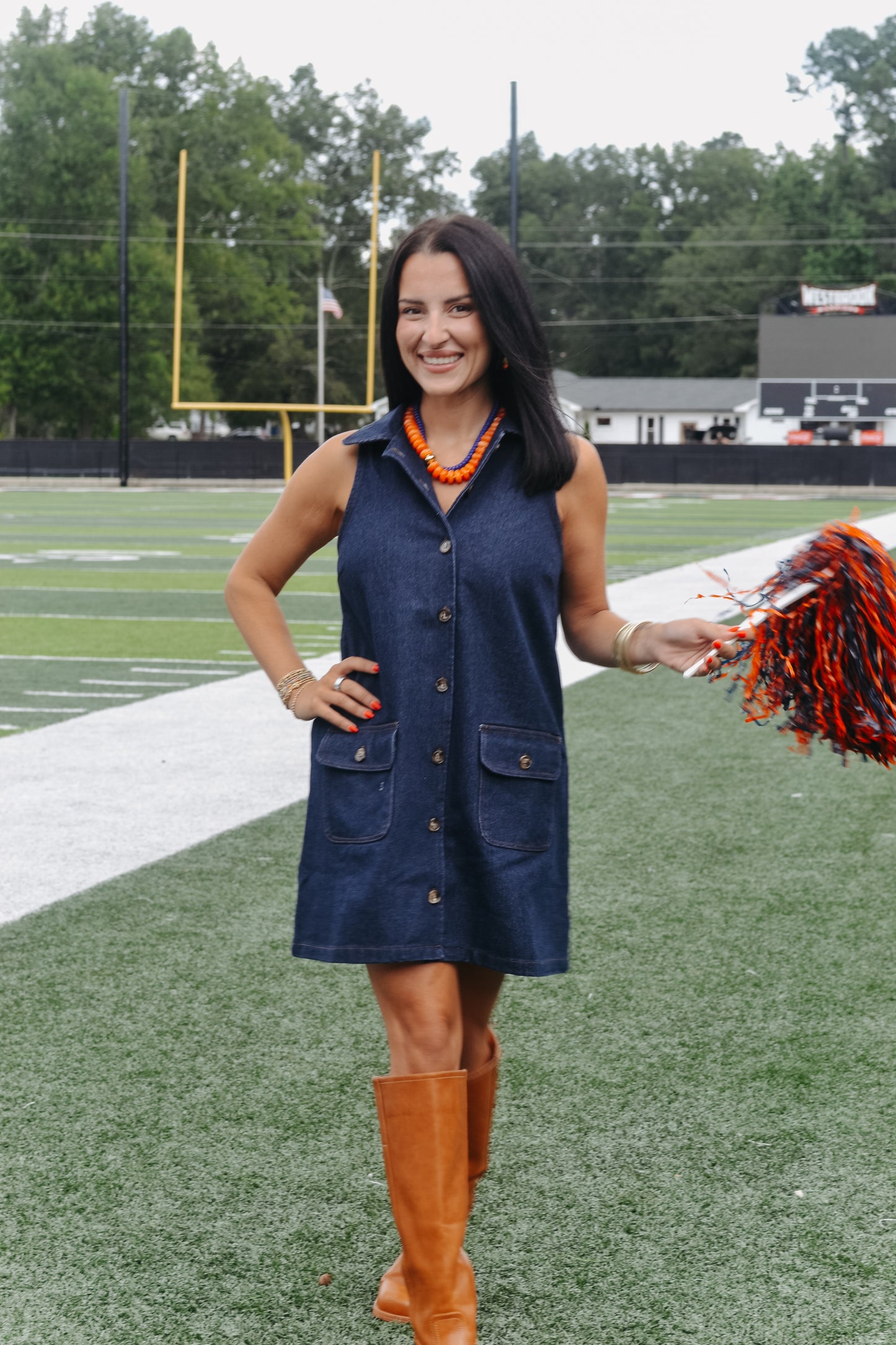 Gameday Denim Dress