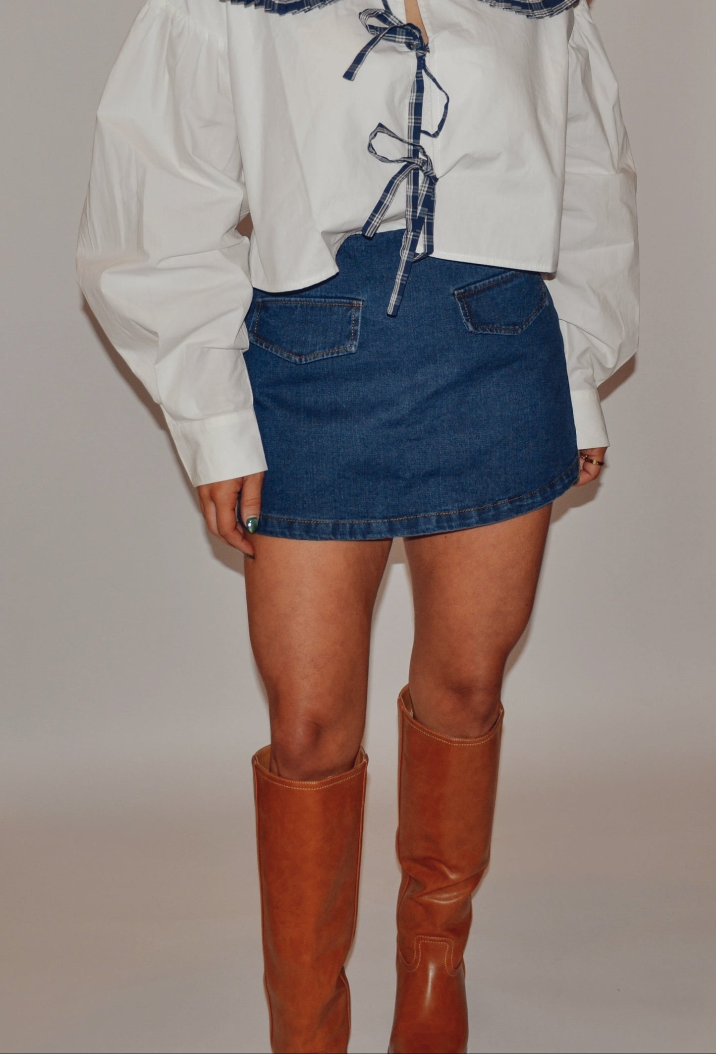 Classic Mini Denim Skort