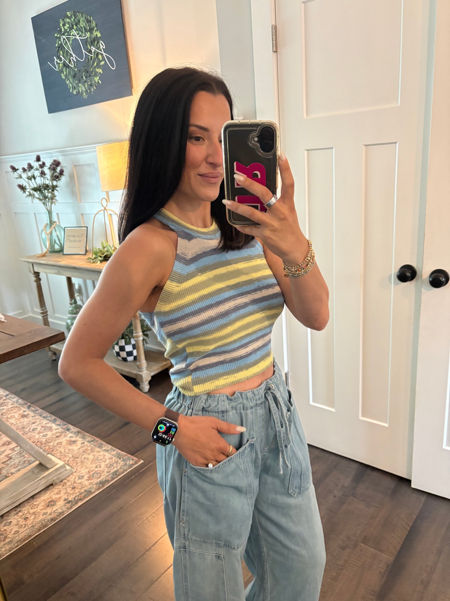 Sunset Striped Tank