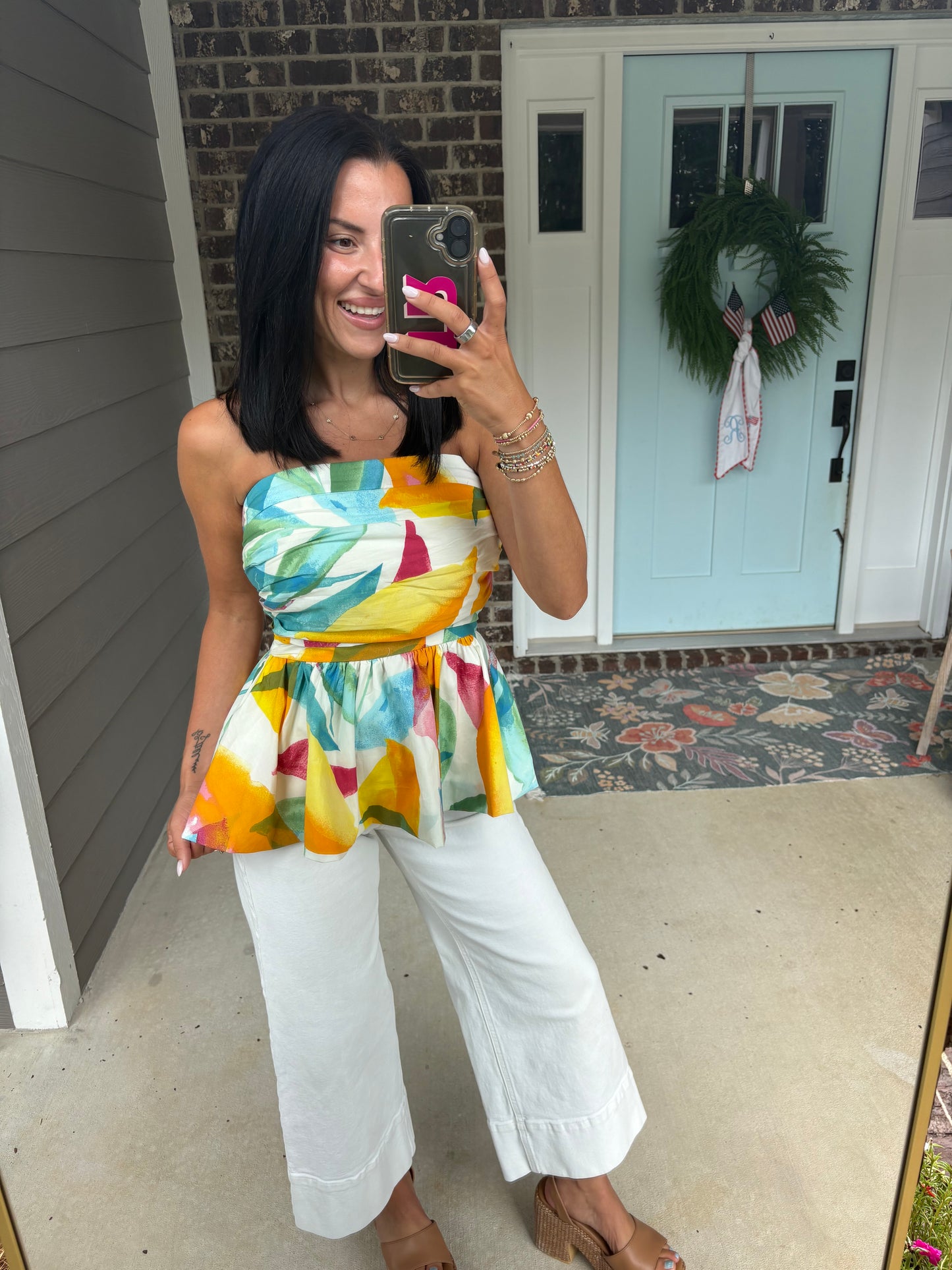 Amelia Strapless Top