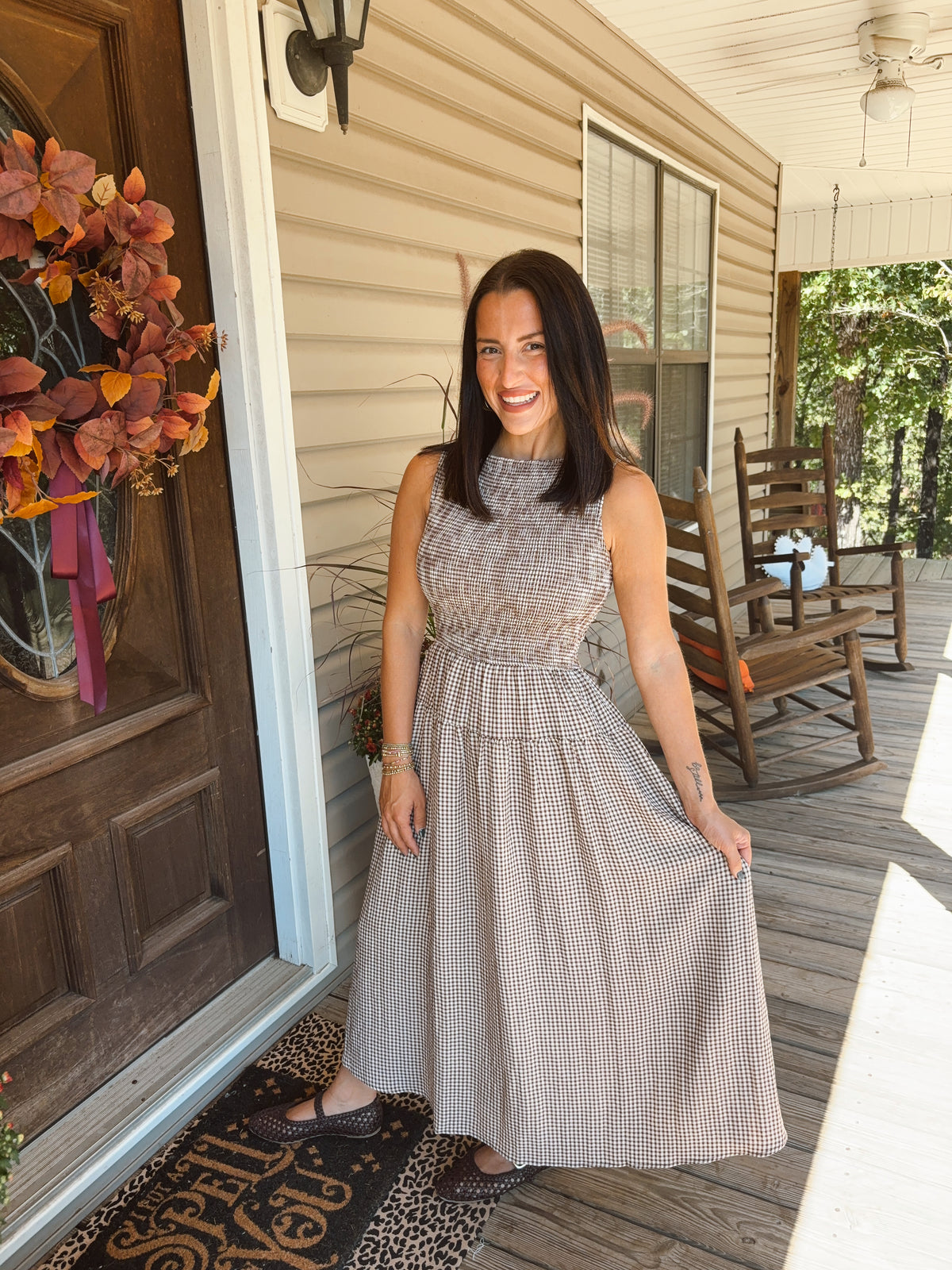 The Hattie Gingham Dress