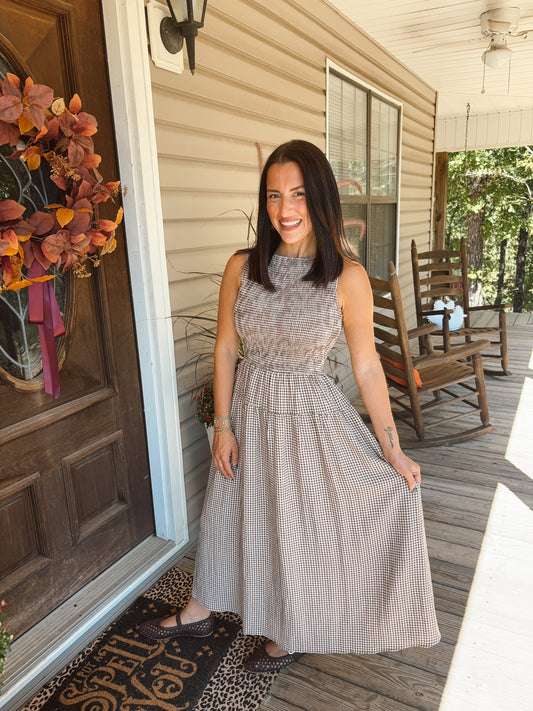 The Hattie Gingham Dress