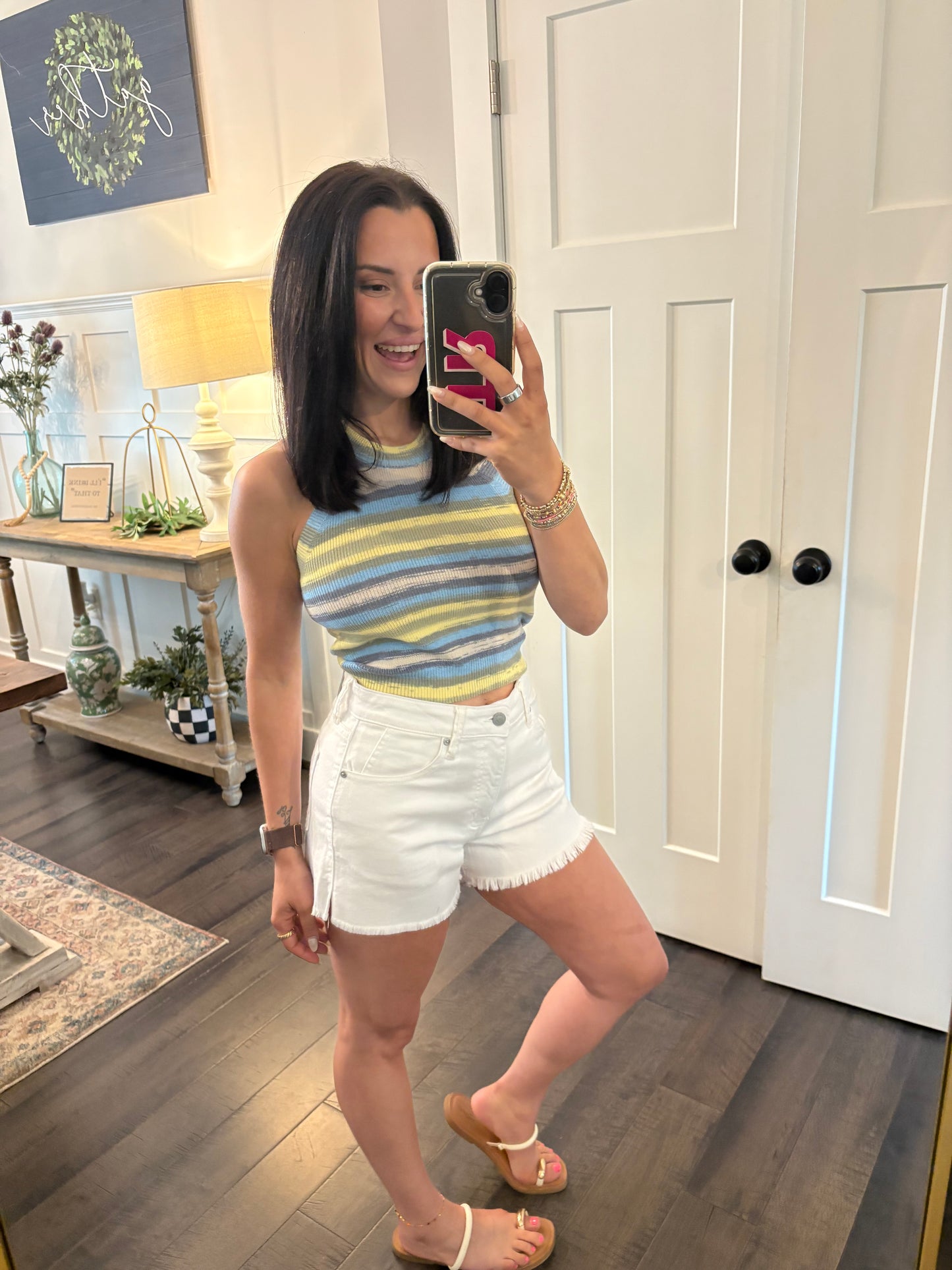 Sunset Striped Tank