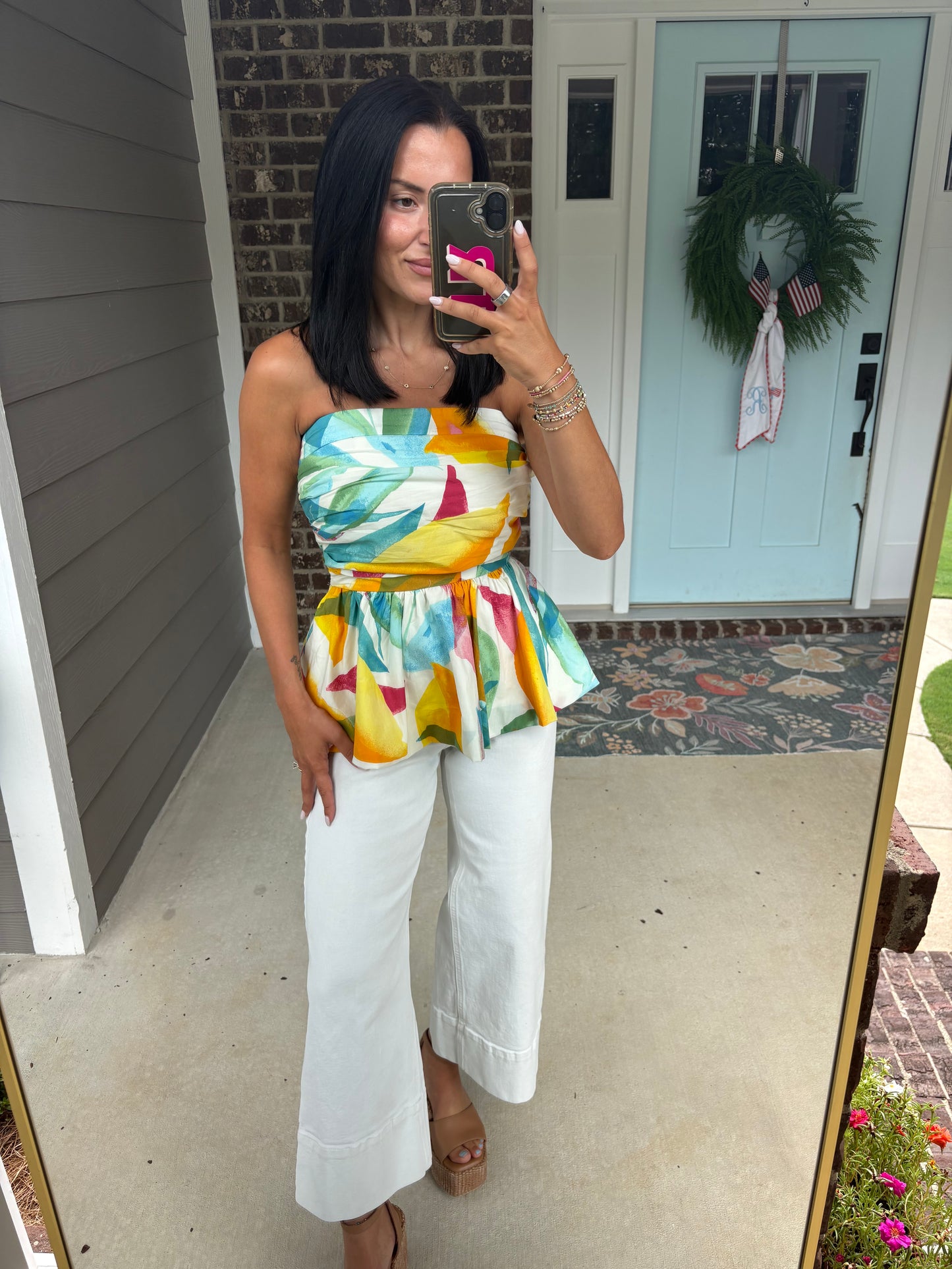 Amelia Strapless Top