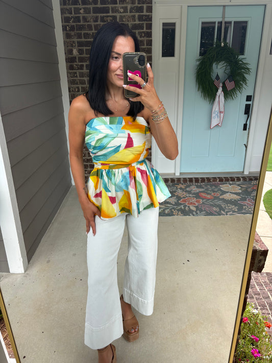 Amelia Strapless Top