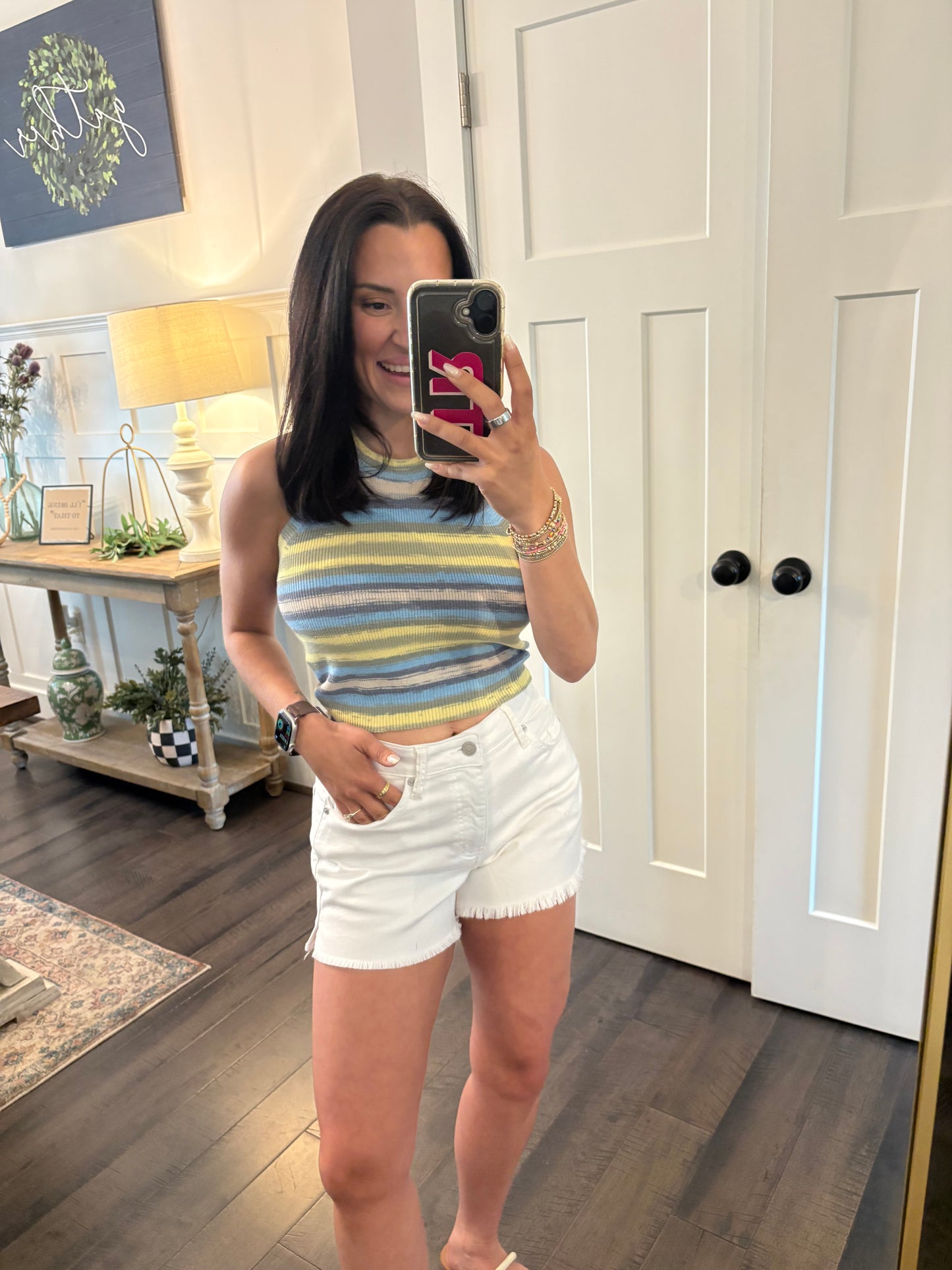 Sunset Striped Tank