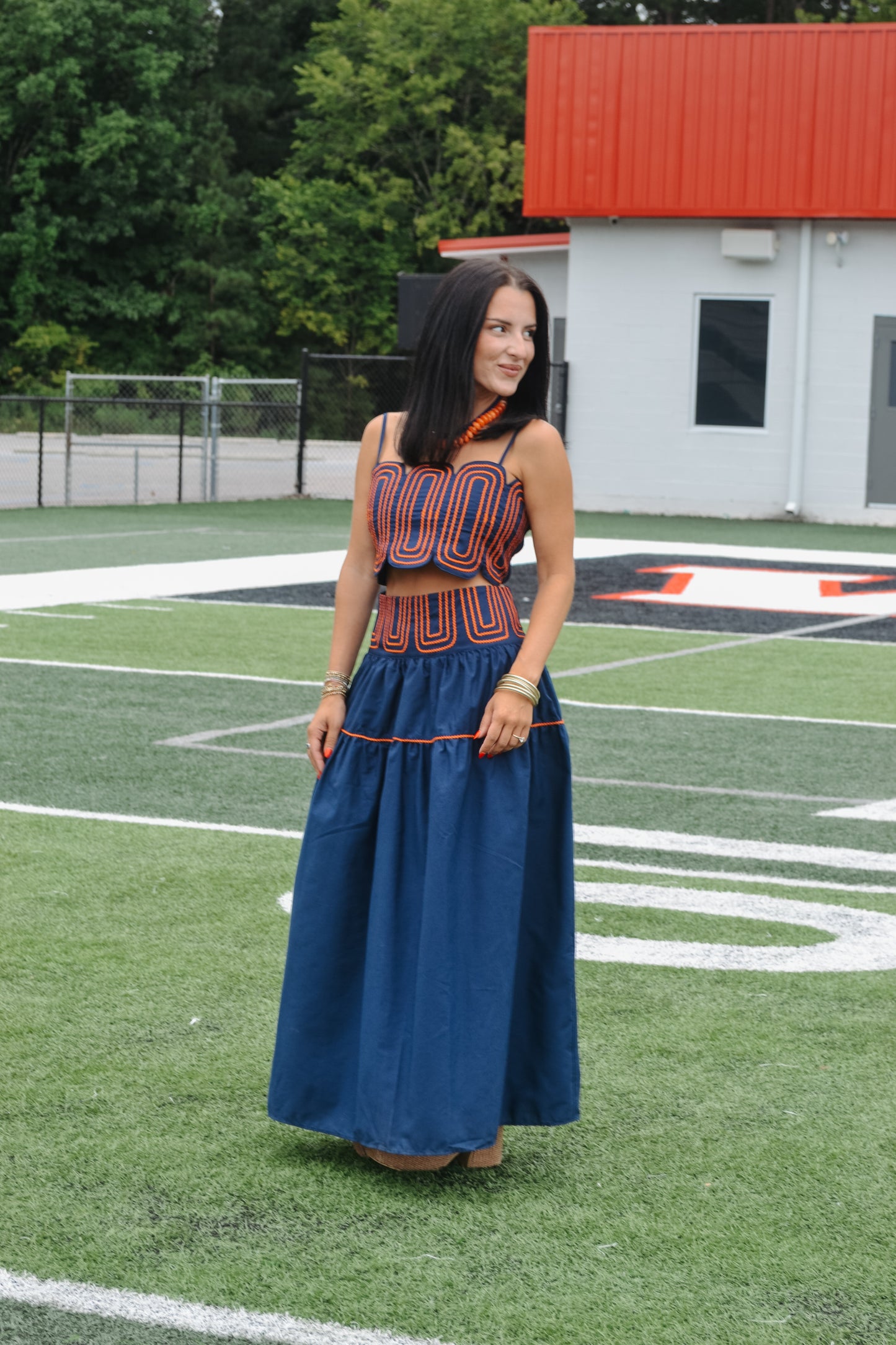 The Scalloped Auburn Set