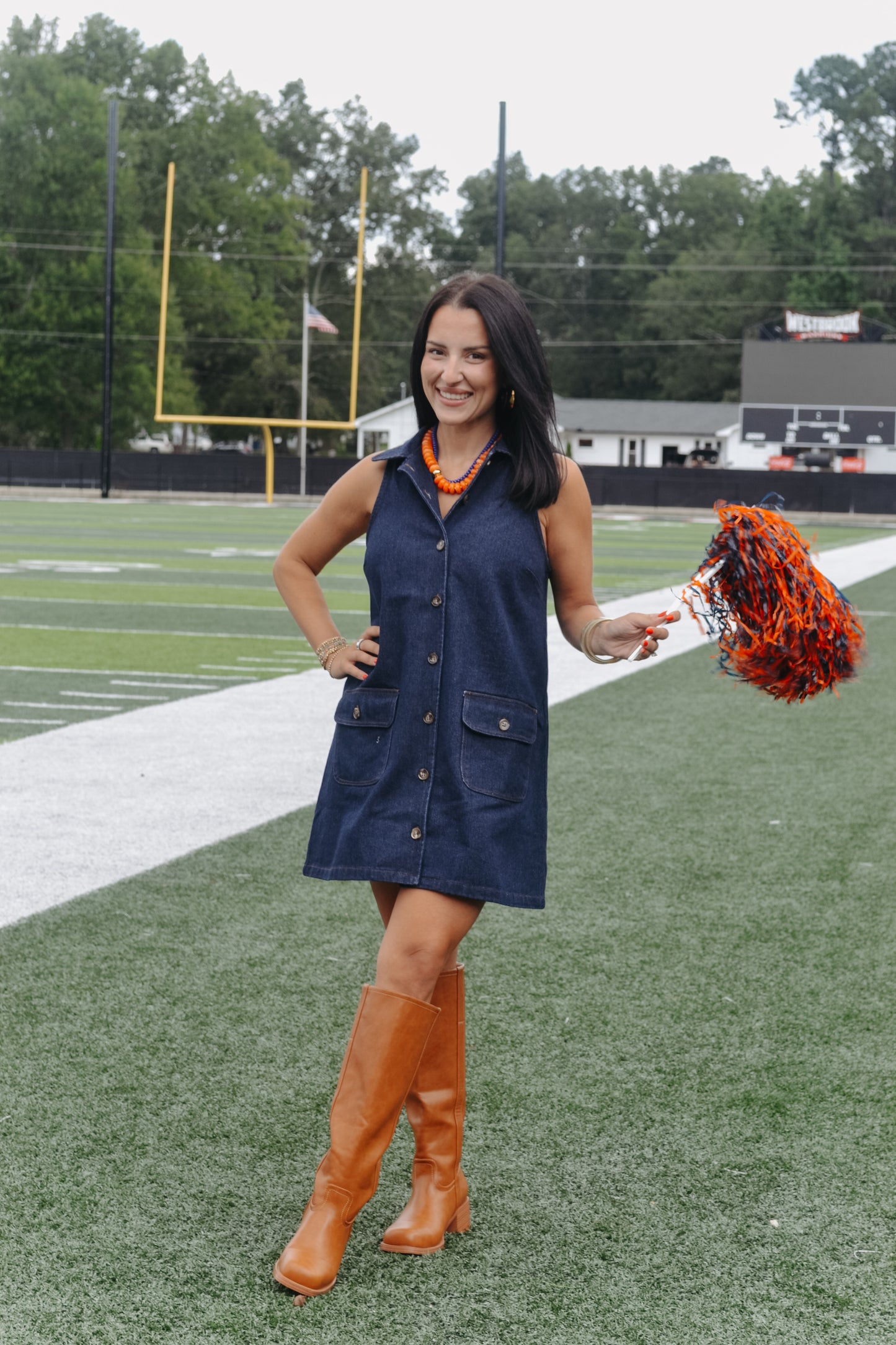 Gameday Denim Dress