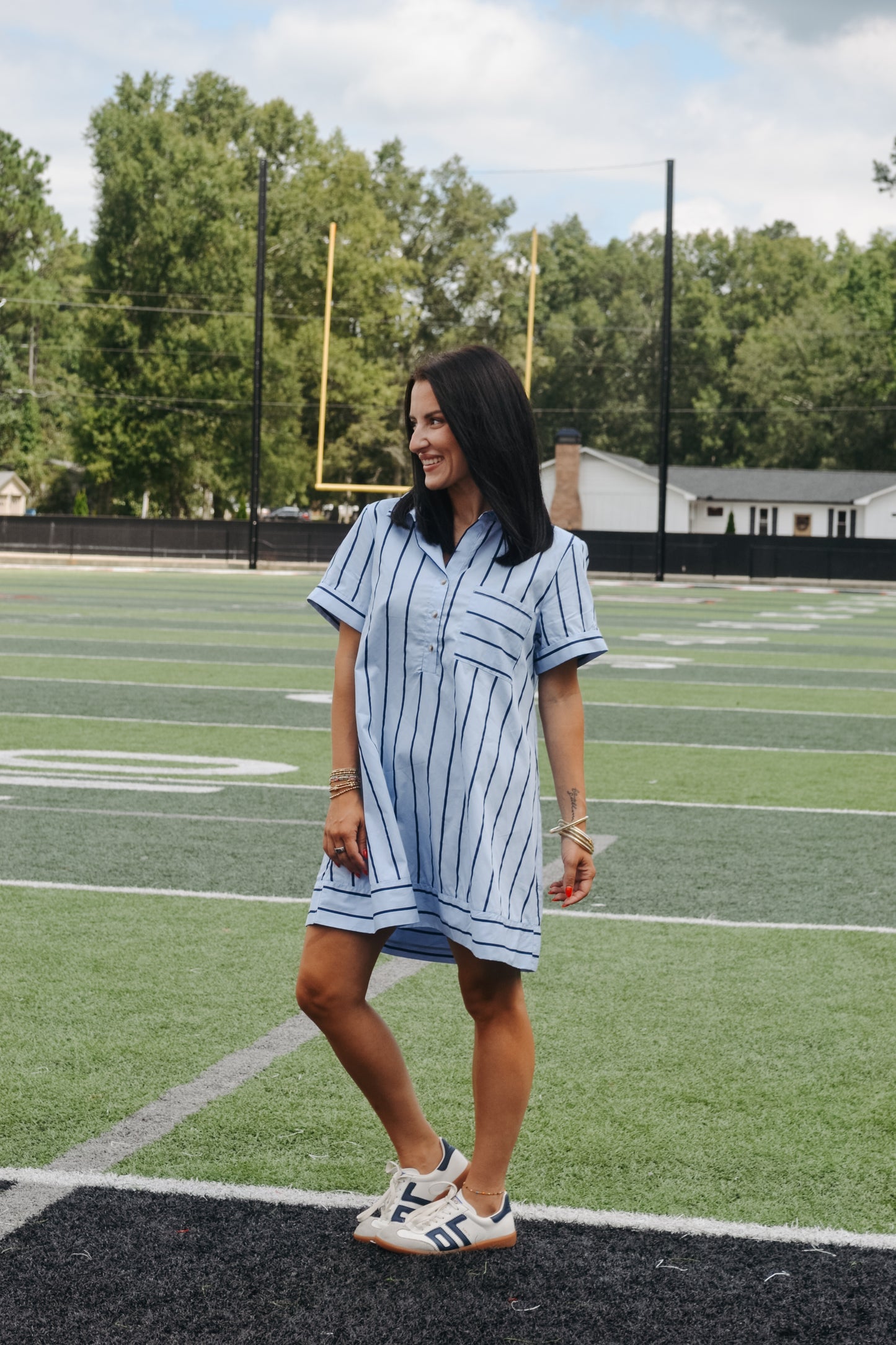 The Sideline Stripe Dress