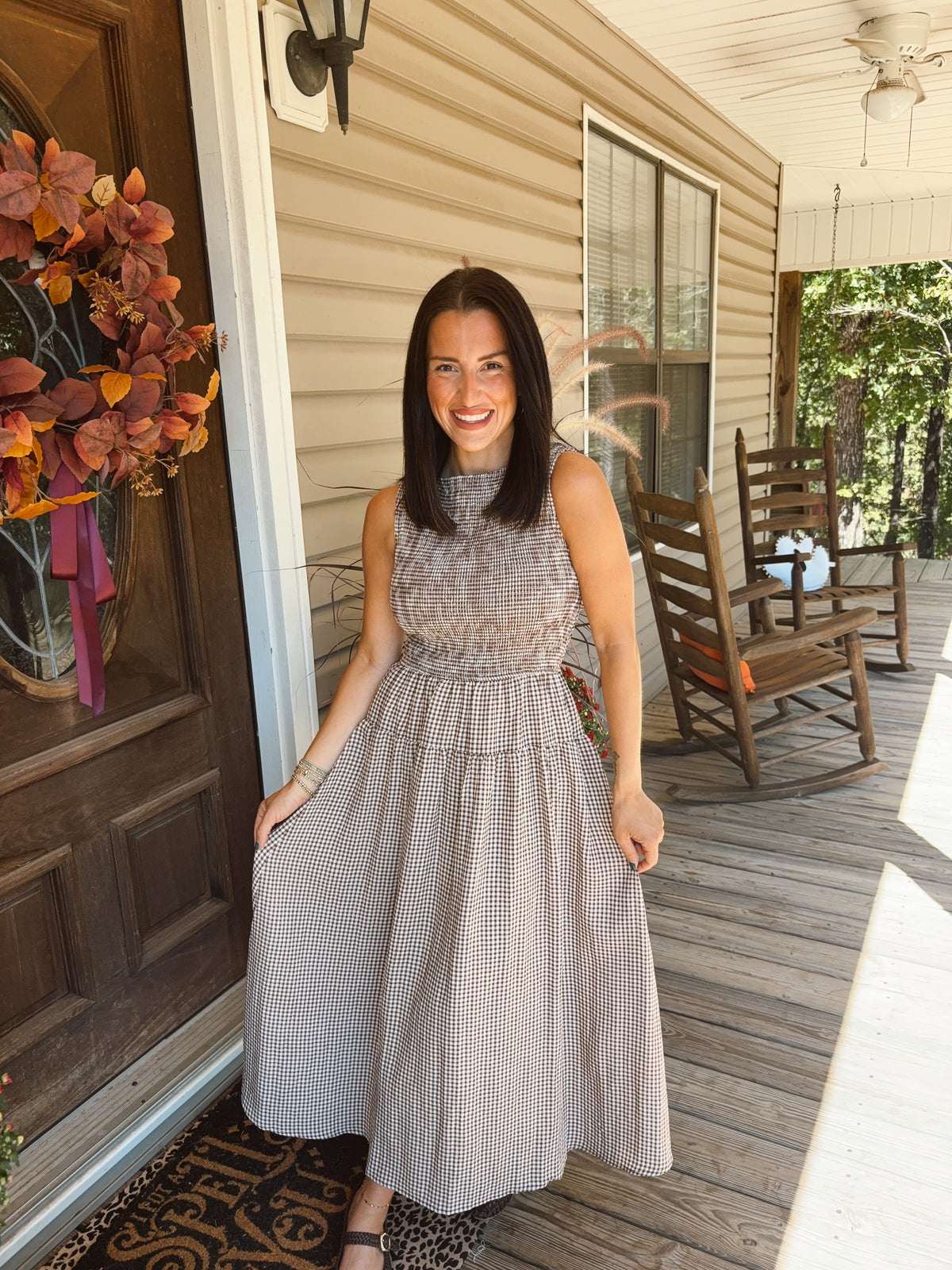 The Hattie Gingham Dress