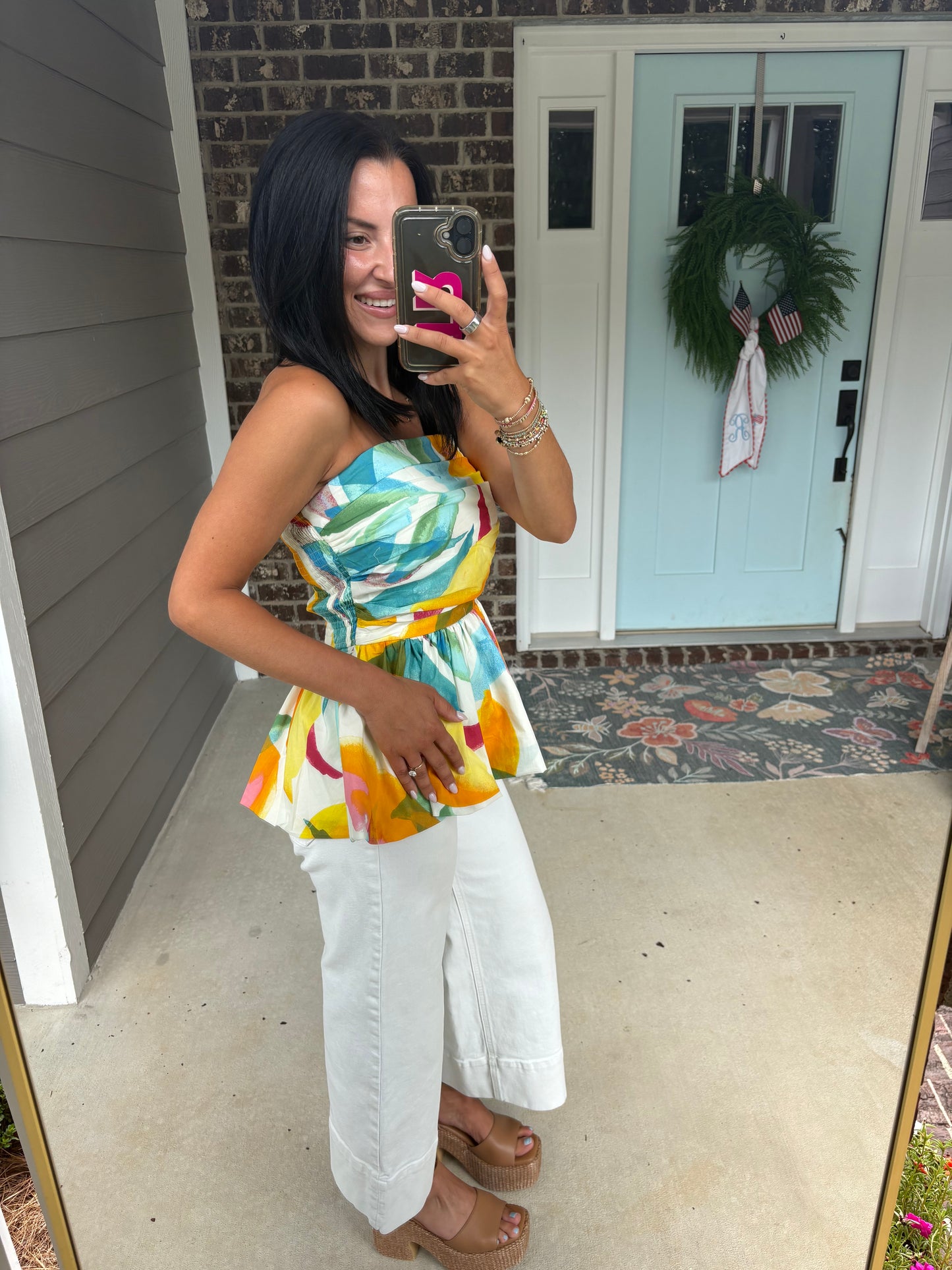 Amelia Strapless Top