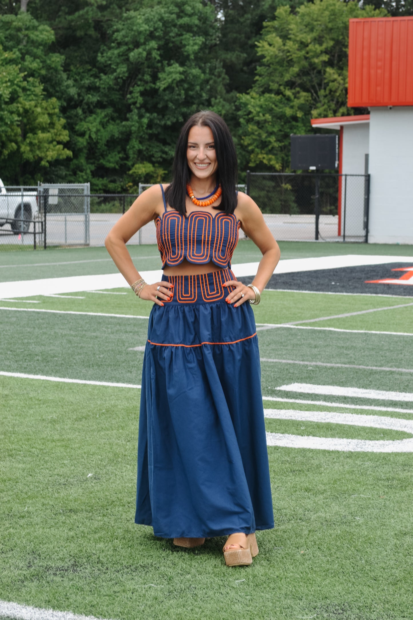 The Scalloped Auburn Set