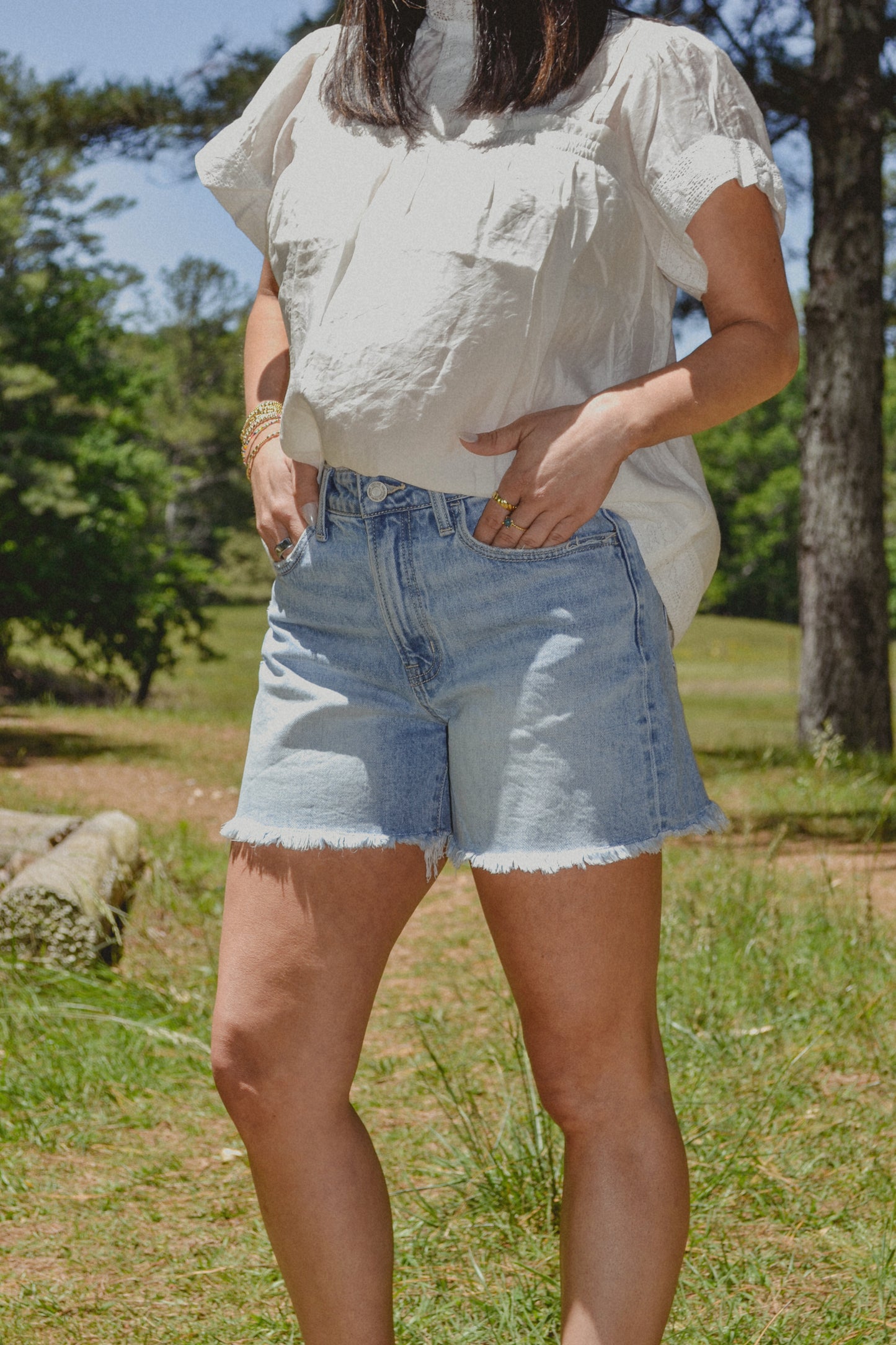 Denim Mom Shorts