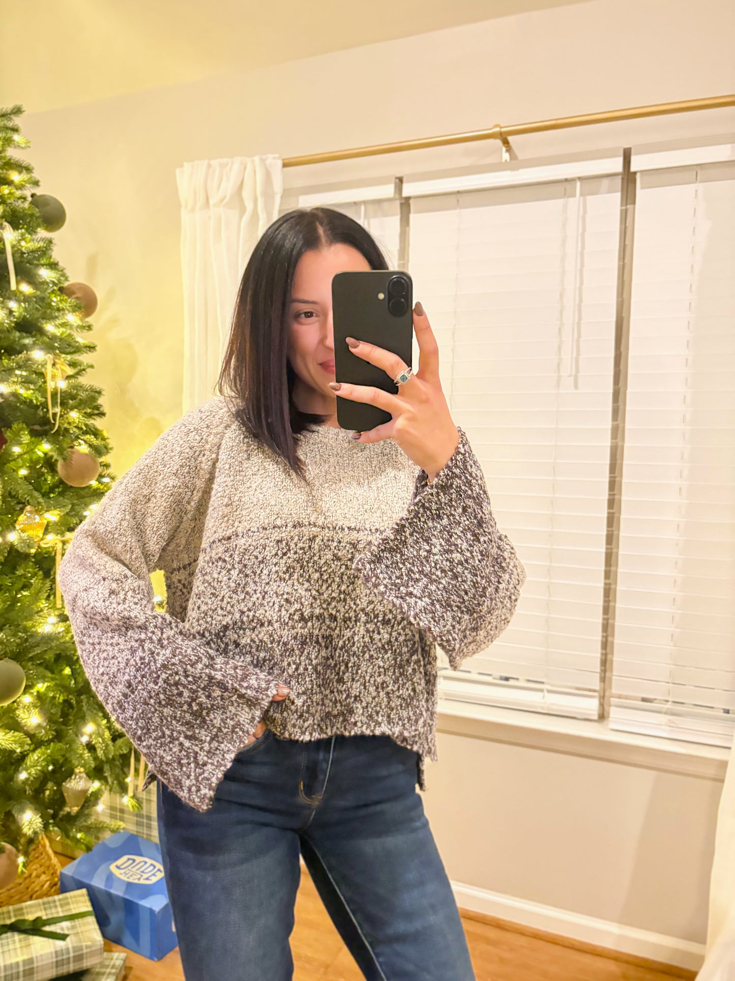 Gradient Sweater - Cream
